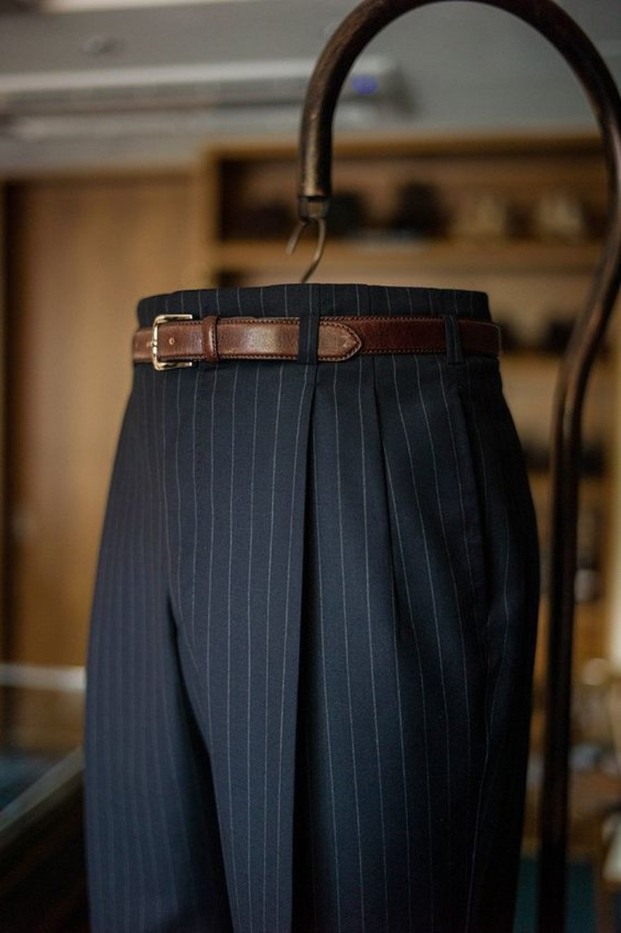 Classic menswear trousers